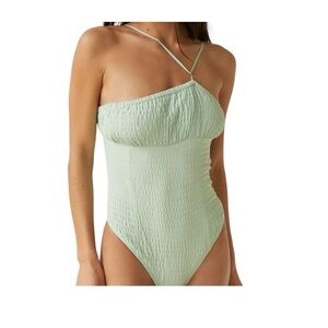 Urban Outfitters‎ Out From Under Natalia Smocked Bodysuit size XS